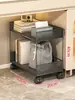 Suporte de arquivos sob a mesa, estação de trabalho, suporte para armazenamento de bolsa de computador, carrinho pequeno móvel sob a mesa do escritório