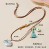 Cordón de cuero encerado para collar, cordón trenzado, cordón para colgar colgante de oro, correa para el cuello, hebilla de paz, cordón para colgar colgante de Buda de ámbar y jade