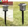 Lanterna Palaciana Pequena Solar de LED Montada no Chão, Luz Solar de Casa Pequena, Luz Solar Decorativa para Gramado de Jardim e Pátio