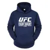 Nueva Sudadera con Capucha Estampada UFC para Hombre Sudadera con Capucha de Manga Larga Estampada para Hombre