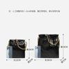 Bolso de Cadena Estilo Chanel 2026, Bolso de Hombro de Nicho para Mujer, Bolso Cruzado Cubo Versátil de Cuero Genuino de Alta Gama