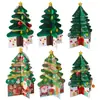 Regalo de Navidad Juguetes para Niños Guardería Decoración de Árbol de Navidad Hecha a Mano DIY Paquete de Materiales para Producción de Escritorio Pequeño