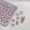 Arte de Unha Rosa Claro permeável Diamante Pontiagudo Diamante de Forma Especial Diamante Rosa Gelo permeável Cristal Sal Marinho Pêssego Torto Coração Borboleta Diamante Dedo Gordo Armadura de Diamante