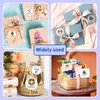 500 Hojas/Rollo Compra Directa Transfronteriza Pegatinas Navideñas en Rollo Árbol de Navidad Reno Materiales para Diario Decoración Festiva Pegatinas de Puntos