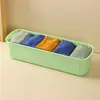 Caixa organizadora de meias para casa, caixa divisória para gaveta de guarda-roupa, caixa organizadora para armazenamento de dormitório, caixa de armazenamento para meias e roupas íntimas