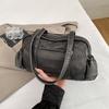 Bolso de Hombro Cruzado de Gama Alta Lavado PU para Mujer, Bolso de Hombro Portátil de Gran Capacidad, Nuevo, Práctico y Versátil, para el Trabajo