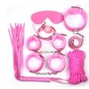 Conjunto Erótico SM 7 Peças Ferramentas de Treinamento Restrições Bondage Clipes para Mamilos Femininos Produtos para Adultos Brinquedos Comércio Exterior Sexy