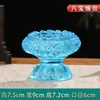 Base de Lâmpada de Vidro Colorido, Lâmpada de Manteiga Alta, Castiçal, Lâmpada Eterna, Lâmpada de Altar Budista, Lâmpada de Oferta Doméstica, Lâmpada de Buda, Recipiente de Oferta, Copo de Água