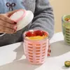 Salir a jugar taza de fruta con tenedor pequeño taza de ensalada ir al trabajo salir con taza de fruta taza de desayuno para acampar