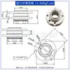 Eje de Amortiguación Circular con Rotación de 360 Grados y Parada Arbitraria para Cámara, Amortiguador de Superficie Plana Circular, Agujero para Cable de 11 mm