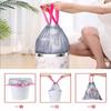 Bolsa de Basura con Cordón Hogar Engrosada Portátil Cocina Dormitorio Cierre Automático Bolsa de Basura Bote de Basura Bolsa de Plástico