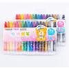 Nuevo Producto de Chenqi Stationery 8118 Oso Lindo Crayones Giratorios de 18 Colores Plumas de Dibujo para Niños con Bloc de Dibujo Gratis como Premio
