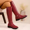 Botas de Caballero 2026 para Mujer, Invierno 3 Nuevo Modelo, Suela Gruesa, Talla Grande 58 Botas Largas