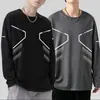 Camiseta de manga larga nueva para hombre de primavera y otoño 2026, simple y casual, top básico versátil