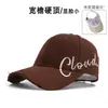 Gorra de Béisbol Abierta de Gran Circunferencia de Cabeza para Mujer, Adecuada para Correr al Aire Libre, Puede Sostener una Cola de Caballo Alta, Protección Solar y Hace que la Cara Parezca Más Pequeña