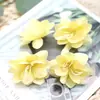 Flor Artificial Cabeça de Flor de Lírio-do-Vale Pequena Feita à Mão DIY Móveis Sala de Estar Decoração Arranjo Casamento Parede de Flores Painel Atacado