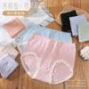 Calcinhas Sem Costura Estilo Japonês para Mulheres, Antibacterianas com Paclitaxel, Cintura Média, Sem Costura, Plus Size, Elásticas, Confortáveis, Respiráveis, Calcinhas Triângulo para Meninas