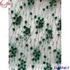 Aplicación francesa 3D diseño de bordado tridimensional lentejuelas encaje tela de malla vestido de novia falda cola de pez accesorios de vestido