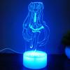 Iluminación para Dormitorio en Casa Luz Nocturna LED Hatsune Future Adornos de Escritorio Ambiente Nocturno Luz Decorativa Romántica de Noche