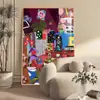 Pintura abstrata suspensa de Matisse para sala de estar, pintura decorativa grande de chão, arte de nicho de alto padrão, mural de fundo para sofá