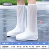 Cubrezapatos de lluvia de caña alta a prueba de lluvia, cubrezapatos resistente al desgaste, grueso, antideslizante, cubrezapatos de lluvia para viajes al aire libre, botas de lluvia impermeables, cubrezapatos de PVC