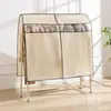 Funda a prueba de polvo para perchero, funda opaca para ropa de uso doméstico, funda universal con cremallera, funda a prueba de polvo de alta gama para perchero