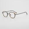 Gafas de Tiempo con Patrón Tejido Retro Titanio Puro Hechas a Mano Talladas Artísticas Retro Lujo Ligero AK002 Estilo de Moda