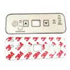 Panel de Botones Táctiles de Película de PVC de Alta Calidad, Pegatina de Superficie Mate de PVC, Pegatina de Superficie en Relieve, Placa de Identificación, Personalización de Fuente