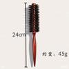 Peine rizador para cabello tipo melena de loto forma de madera rodillo redondo de alta calidad para el cabello de mano punto