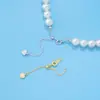 Corrente de Cauda de Amor Fivela de Extensão Deslizante Acessórios para Pulseira Colar de Pérolas Prata Esterlina S925 Acessórios de Corrente de Extensão DIY
