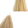 Peruca Europeia e Americana Transfronteiriça Cabelo para Crochê Trança Brasileira Elástico Enrolado Extensões de Cabelo de Fibra Química para Mulheres Brasileiras