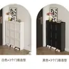 Armário de sapatos ultra-fino e moderno para entrada de casa, grande capacidade para espaços pequenos, armário de entrada simples e moderno, sapateira organizadora