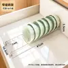 Escurridor de platos para cocina, escurridor de tazones, gabinete para tazones, cajón con soporte integrado para palillos y cucharas, estante de almacenamiento para tazones y platos, separador de cajones