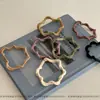 Calidad Coreana Nueva Serie de Colores Ola Alta Elasticidad Duradero Lazo Básico para el Cabello Lazo Simple Banda Elástica Cuerda para el Cabello Accesorio para el Cabello