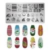 Fabricantes de Estilo Japonés Transfronterizos Suministran Tableros de Estampado para Uñas de Acero Inoxidable Plantillas de Transferencia para Impresión Pintada DIY Creatividad al por Mayor