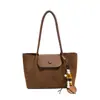 Bolsa de ombro texturizada tecida para axila, cross-border 2026, para mulheres, nova bolsa tote de grande capacidade para o dia a dia, bolsa de ombro