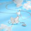 Collar con borla de mariposa de plata de ley s925 para mujer, estilo nicho, elegante, con colgante, joyería de moda.