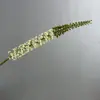 Orquídea Cola de Tigre Artificial, Flor Cola de Vaca, Violeta, Delfinio, Flores Artificiales para Sala de Estar, Dormitorio, Habitación Modelo, Decoración de Arreglo Floral
