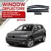 Txr es Adecuado para Volkswagen Tiguan L Platinum Visera para Lluvia Tiguan X Ceja para Lluvia en Ventana Deflectores de Ventana Protector de Lluvia