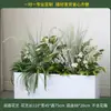 Caja de flores decoración flores y plantas arreglo floral producto terminado adorno de planta verde venta de restaurante oficina mampara canaleta de flores paisajismo biónico