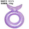 Anillo de natación inflable doble de dibujos animados para niños engrosado 50-90 anillo de natación de cristal anillo de natación con doble bolsa de aire de agua