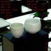 Yue Rui Dehua Porcelana Blanca Hielo Taza de Té Maestra Gama Alta Taza para Beber Té Grande Colección Taza de Té Grande Gama Alta