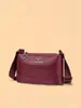 Nuevo bolso de hombro retro de cuero suave para mujer 2026, bolso cruzado simple y versátil, gran capacidad y ligero, adecuado para madres de mediana edad