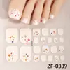 Pegatinas de Uñas de Pie de Dibujos Animados Impermeables Verano Imitación Diamante Polvo de Cebolla para Uñas Artísticas Lindas para Niños Mujeres Embarazadas Pegatinas para Pies Personalizadas