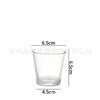 Copo de vela de aromaterapia Copo de vela com tampa Copo de vela de vidro transparente Suporte de vela Recipiente de vela de aromaterapia logotipo
