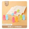 Clip de Plástico Clip de PP Clip para Papel Duradero con Forma Especial Colorido Pequeño Fresco Clip con Forma de Luna Marcapáginas Ventas Directas de Fábrica Clip para Papel