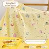 Mercadorias de fábrica algodão crepe de camada dupla unicórnio tecido com bronzear roupa de bebê roupa para casa Moon Clothing crepe lavado
