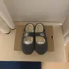 [en stock] Piel Genuina Lana de Cordero Mao Mao Zapatos de Algodón para Mujer Invierno Forro Polar Planos Lindos Zapatos Mary Jane