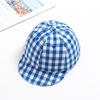 Gorra de bebé a cuadros para primavera y verano, gorro infantil de ala suave, combinable, MZ9362