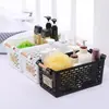 Cesta de Almacenamiento Hueca Estilo Japonés Cesta de Almacenamiento para Artículos Varios de Escritorio Gran Capacidad Cesta de Almacenamiento Organizadora Cesta de Almacenamiento de Plástico